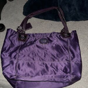Coach Purple Women's Tote Bag